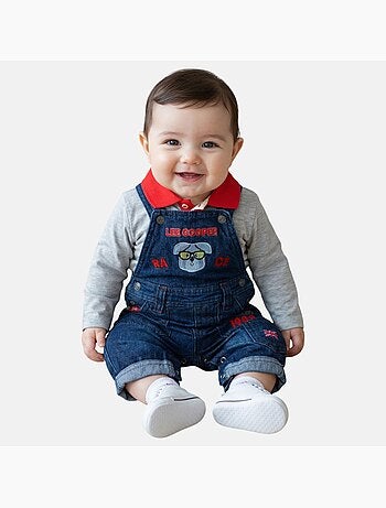 Lee Cooper - T-shirt manches longues avec salopette