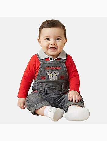 Lee Cooper - T-shirt manches longues avec salopette