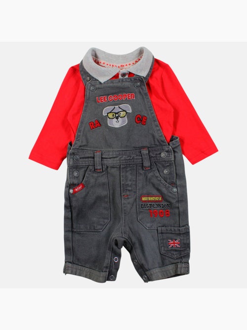 Lee Cooper - T-shirt manches longues avec salopette - Kiabi
