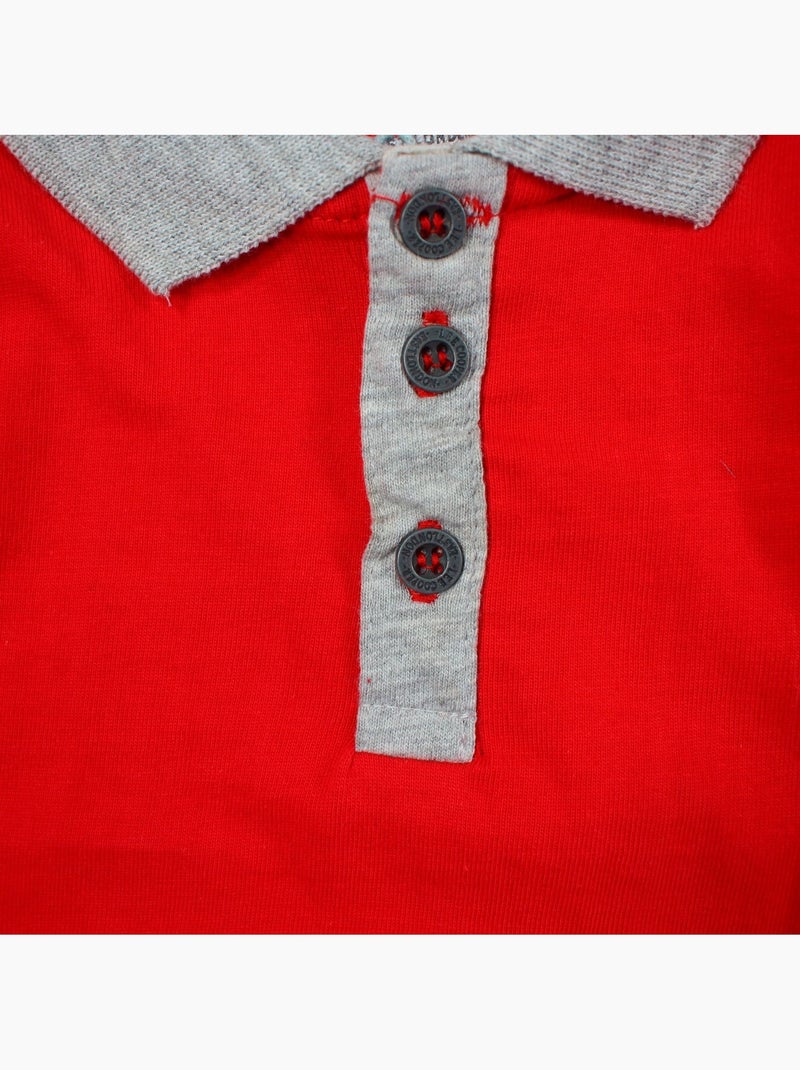 Lee Cooper - T-shirt manches longues avec salopette Gris - Kiabi