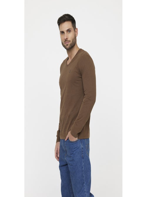 Lee Cooper - T-shirt manches longues coton regular AJESSY ML - Kiabi