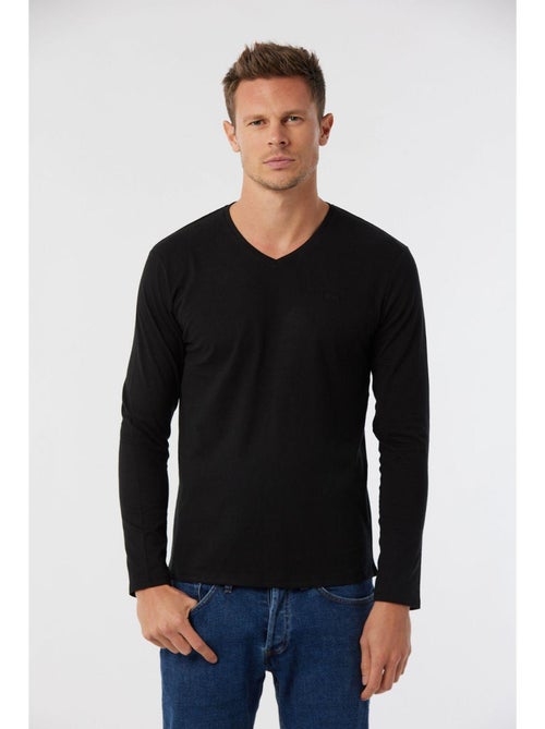 Lee Cooper - T-Shirt manches longues coton regular ESSY - Kiabi
