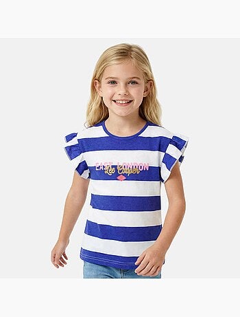 Lee Cooper - Top à rayures avec imprimé fille