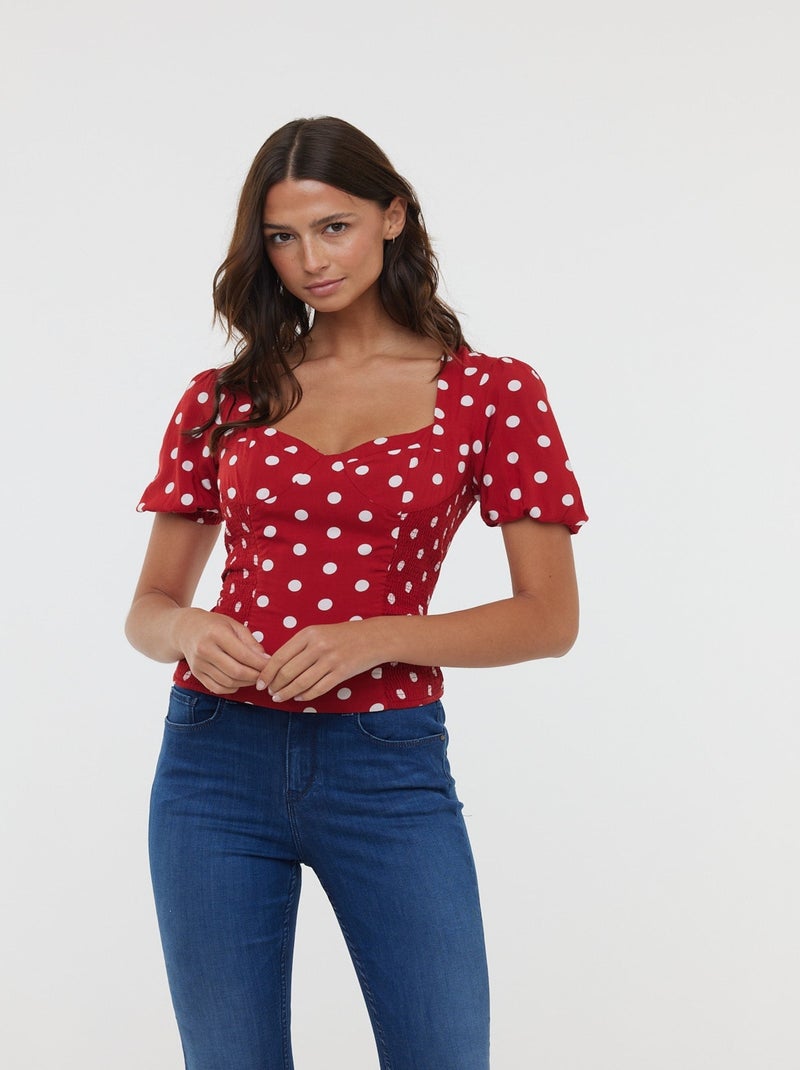 Lee Cooper - Top MORANE M Berry Rose framboise - Kiabi