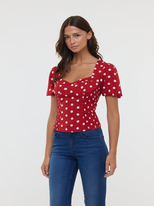 Lee Cooper - Top MORANE M Berry - Kiabi