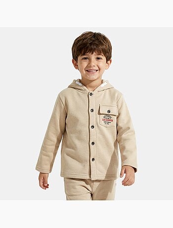 Lee cooper - veste à capuche boutonnée, poche poitrine