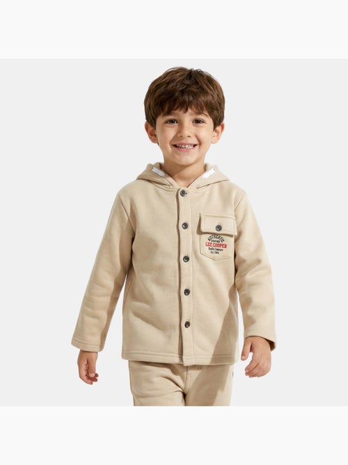 Lee cooper - veste à capuche boutonnée, poche poitrine - Kiabi Lee cooper - veste à capuche boutonnée, poche poitrine - Kiabi