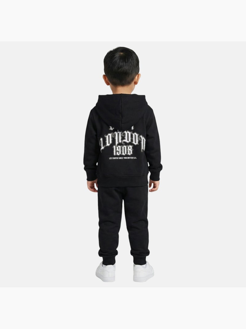 Lee Cooper - Veste à capuche et pantalon de jogging Noir - Kiabi