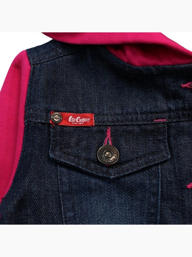 Lee Cooper - Veste à capuche Lee Cooper Kids Rose fushia - Kiabi