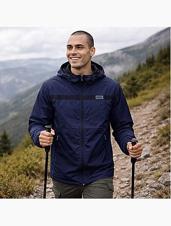 Lee Cooper - Veste coupe vent à capuche homme