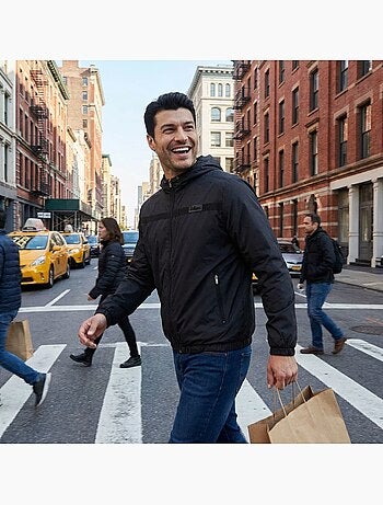 Lee Cooper - Veste coupe vent à capuche homme