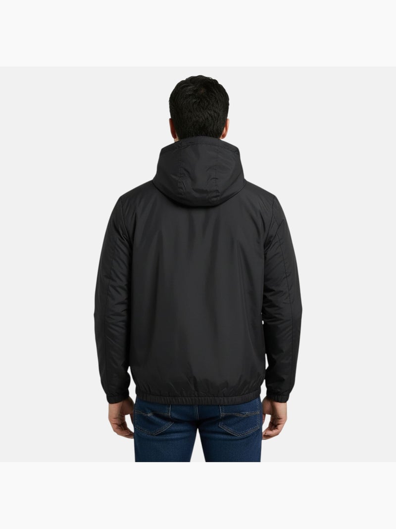 Lee Cooper - Veste coupe vent à capuche homme Noir - Kiabi