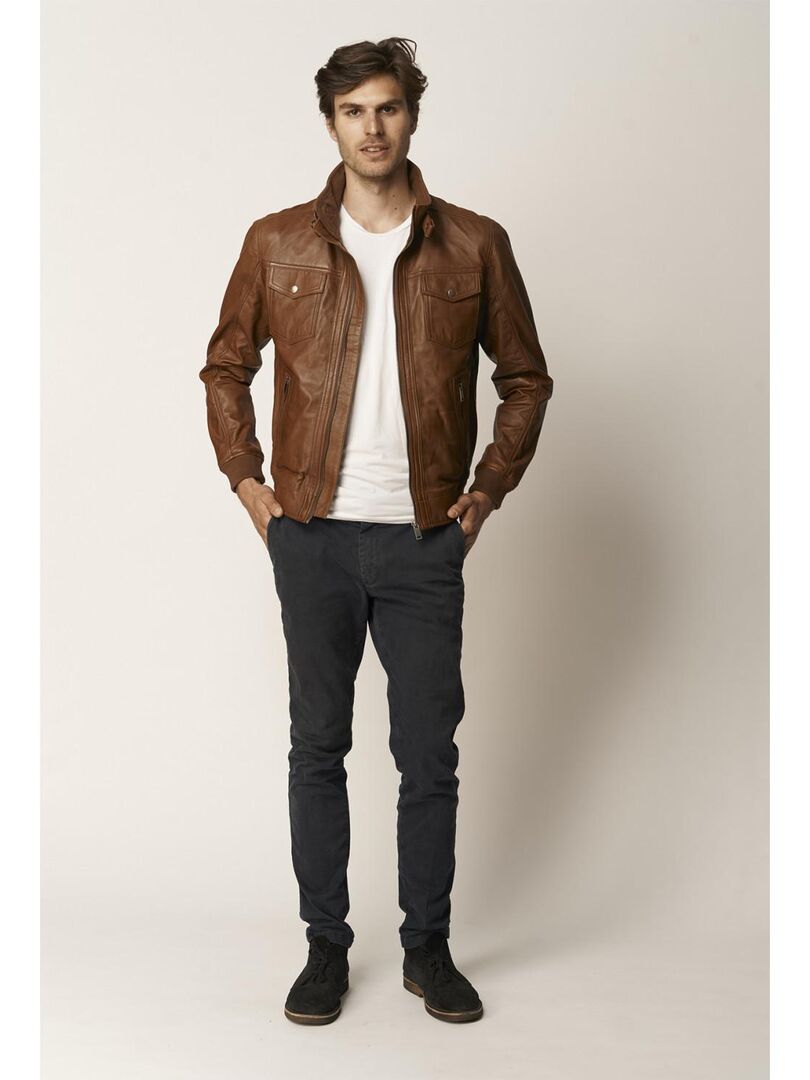 Blouson cuir lee discount cooper