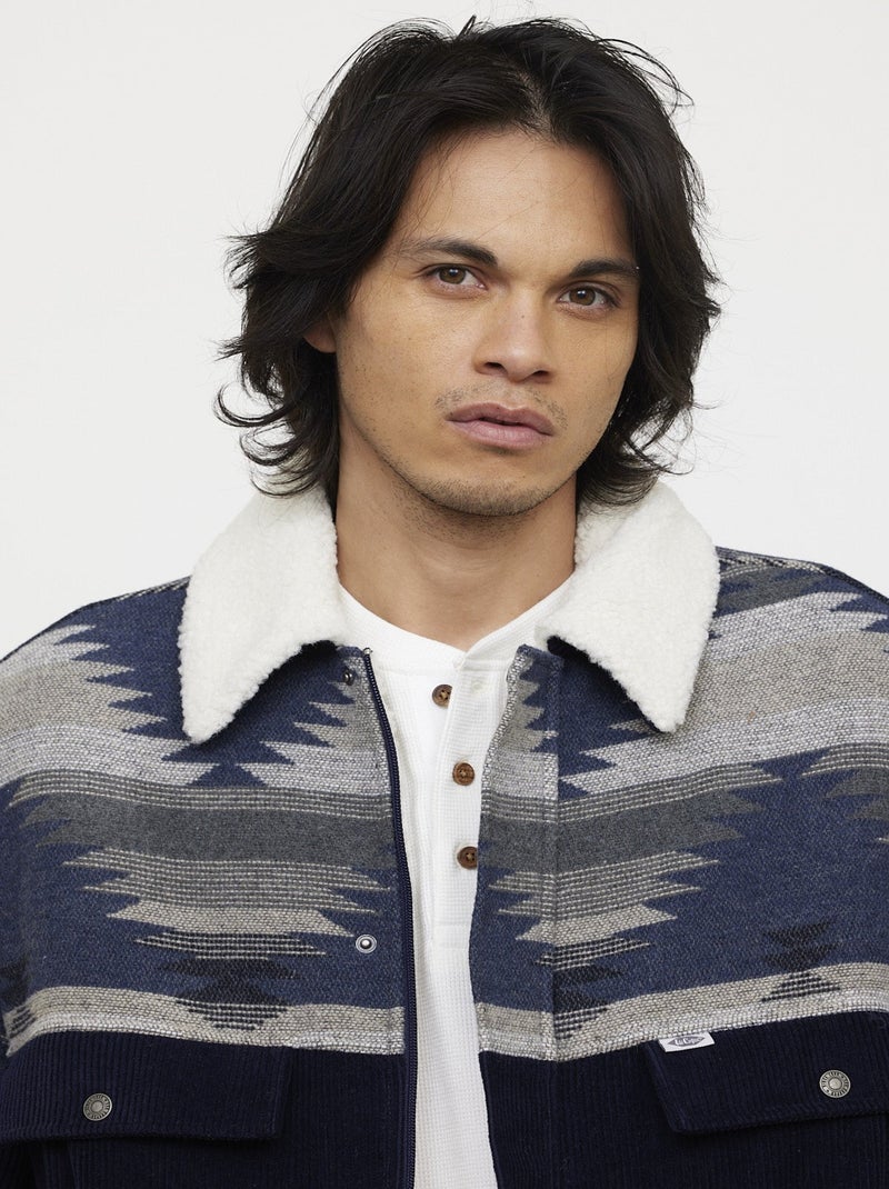 Lee Cooper - Veste FAKO Navy Bleu - Kiabi