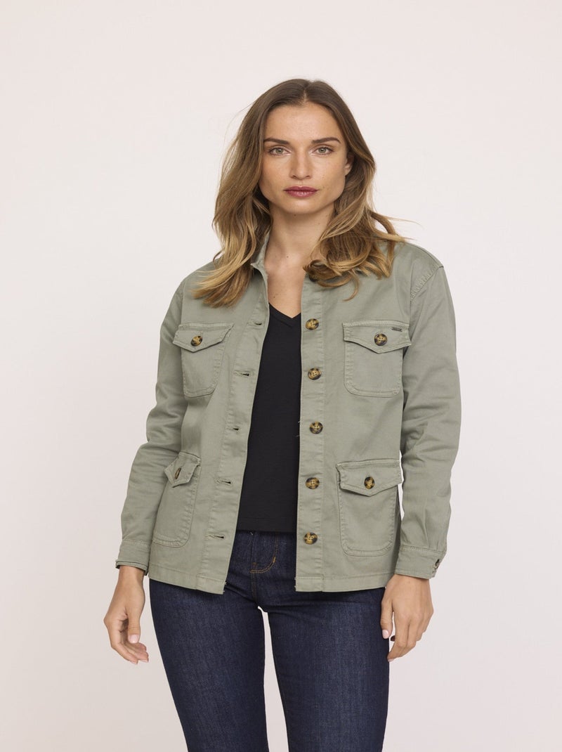 Lee Cooper - Veste FARAH Kaki vert Vert - Kiabi