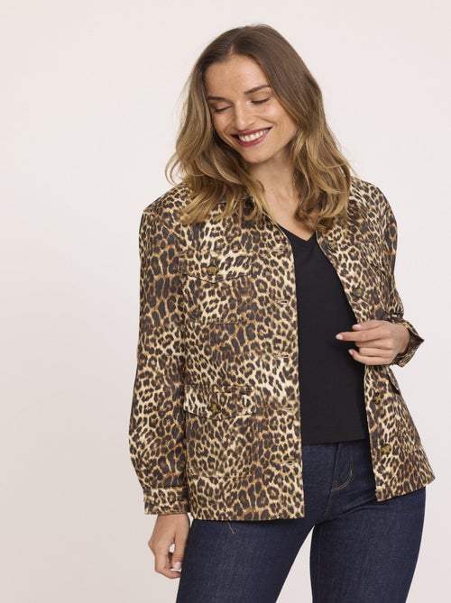 Lee Cooper - Veste FARAH Léopard - Kiabi