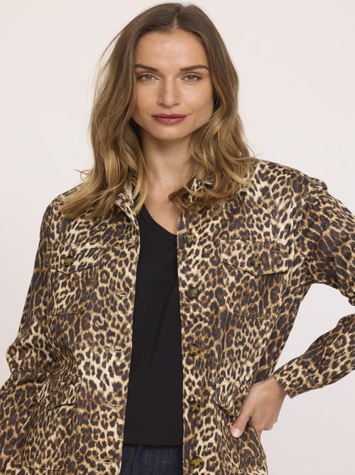 Lee Cooper - Veste FARAH Léopard - Kiabi