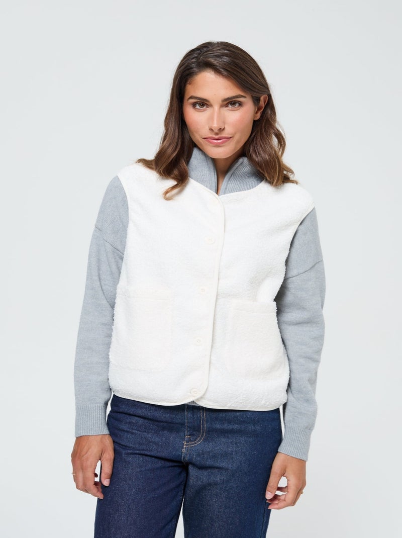Lee Cooper - Veste Faweek Ivory Ivoire - Kiabi