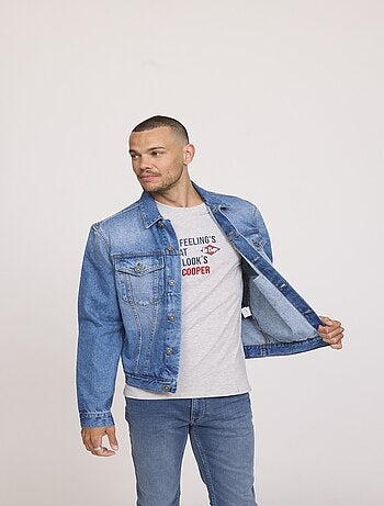 Lee Cooper - Veste FELOW Vintage medium blue