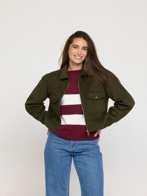 Lee Cooper - Veste Flaine Kaki - Kiabi