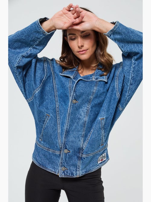 Lee Cooper - Veste Flana Vintage medium blue - Kiabi