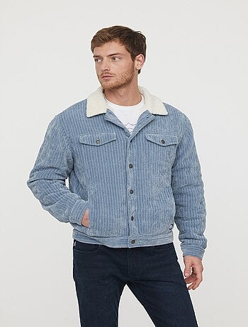 Lee Cooper - Veste Framy Gris Bleu