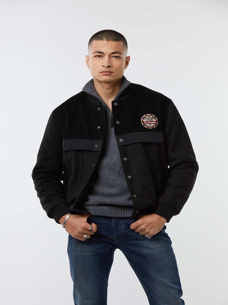 Lee Cooper - Veste FRELON Pure Noir Noir - Kiabi