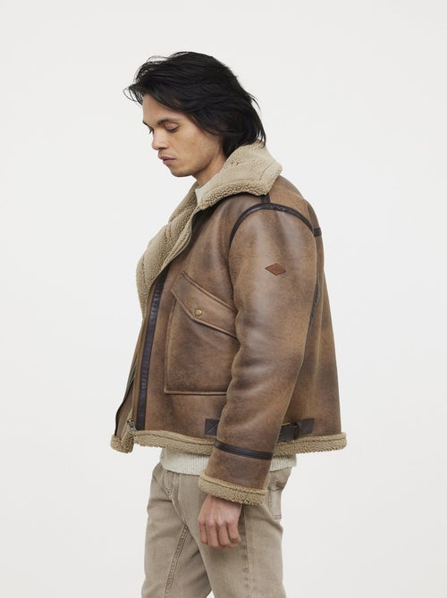 Lee Cooper - Veste FUMO Brown - Kiabi