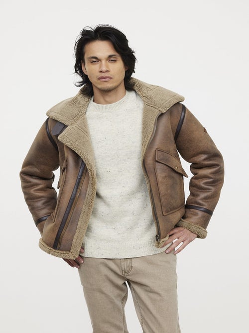 Lee Cooper - Veste FUMO Brown - Kiabi