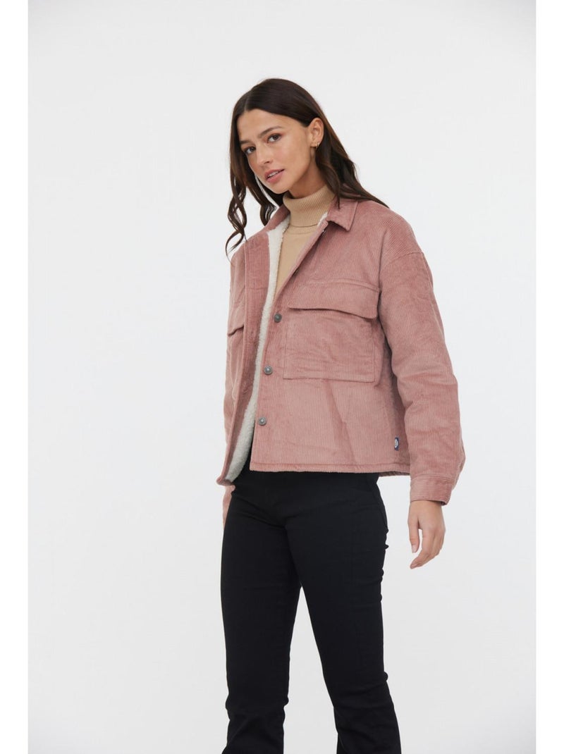 Lee Cooper - Veste manches longues coton loose FIMA Vieux rose - Kiabi