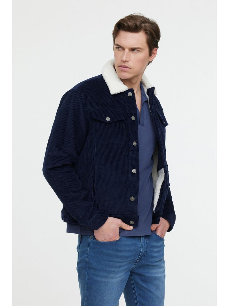 Lee Cooper - Veste manches longues coton slim FRAMY Bleu marine - Kiabi
