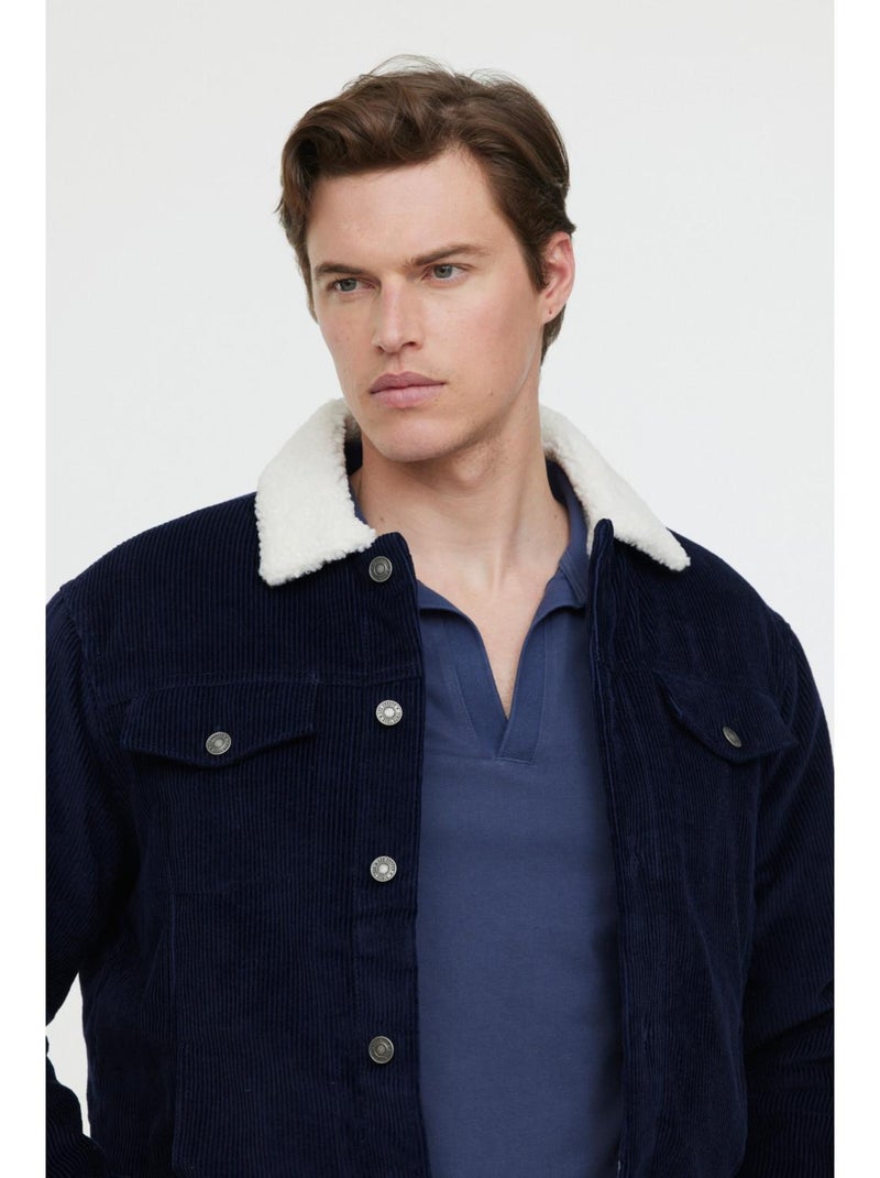 Lee Cooper - Veste manches longues coton slim FRAMY Bleu marine - Kiabi