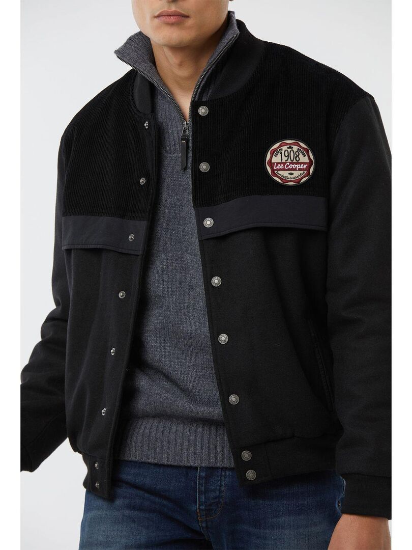 Lee Cooper Veste manches longues polyester FRELON Noir Kiabi