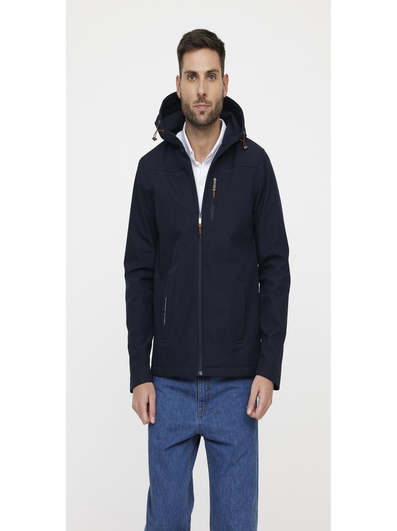 Lee Cooper - Veste manches longues polyester regular FILOU Bleu marine - Kiabi