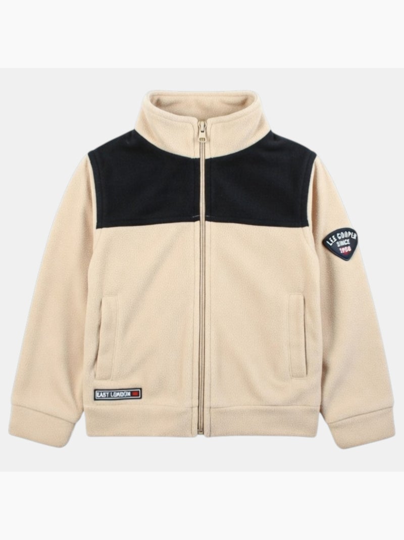 Lee Cooper - Veste polaire garçon au style casual Beige - Kiabi