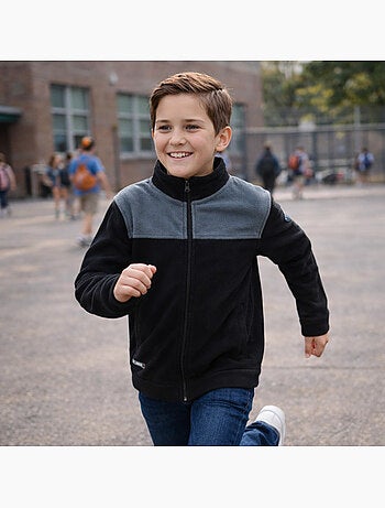 Lee Cooper - Veste polaire garçon au style casual