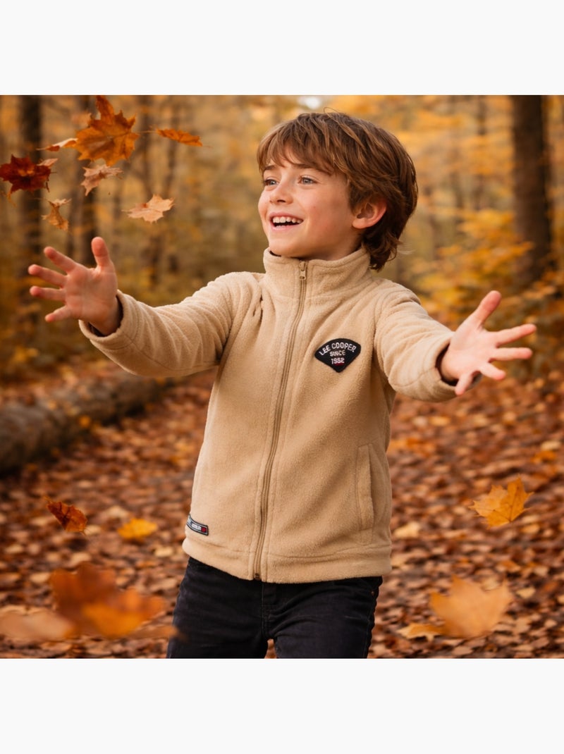 Lee Cooper - Veste polaire  garçon Beige - Kiabi