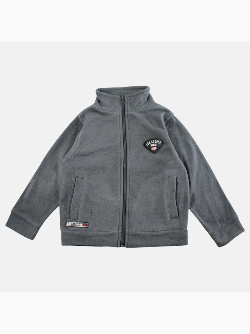 Lee Cooper - Veste polaire  garçon Gris - Kiabi