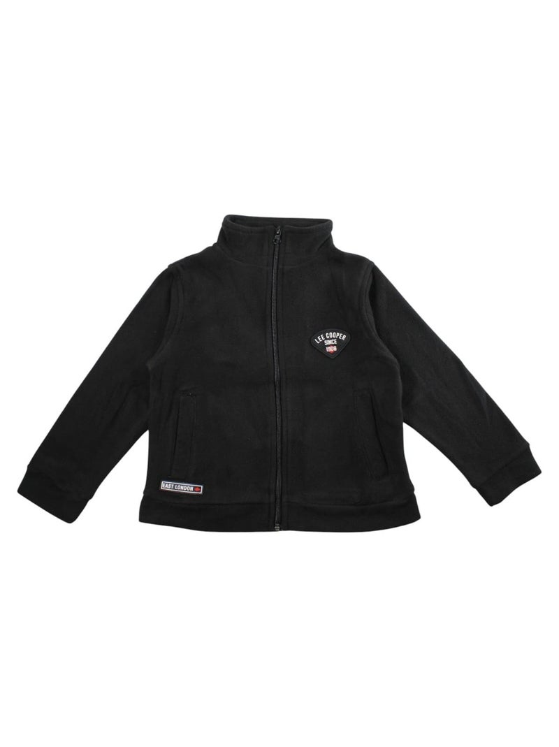 Lee Cooper - Veste polaire  garçon Noir - Kiabi