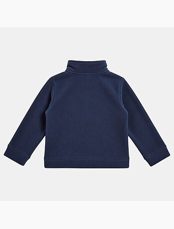 Lee cooper - veste polaire zippée col montant à empiècements, manches longues