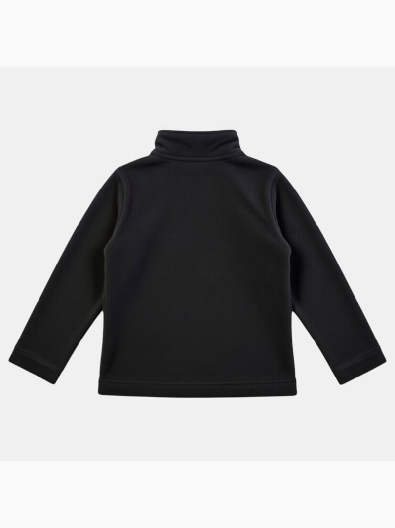 Lee cooper - veste polaire zippée col montant à empiècements, manches longues Noir - Kiabi