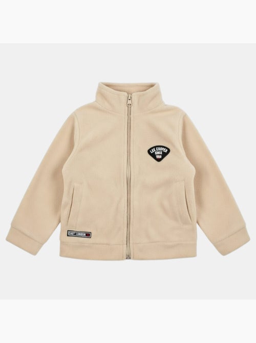 Lee cooper - veste polaire zippée col montant, manches longues - Kiabi