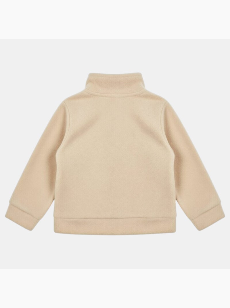 Lee cooper - veste polaire zippée col montant, manches longues Beige - Kiabi