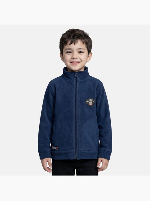 Lee cooper - veste polaire zippée col montant, manches longues - Kiabi