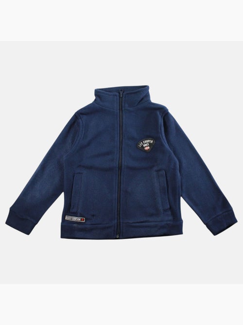Lee cooper - veste polaire zippée col montant, manches longues - Kiabi