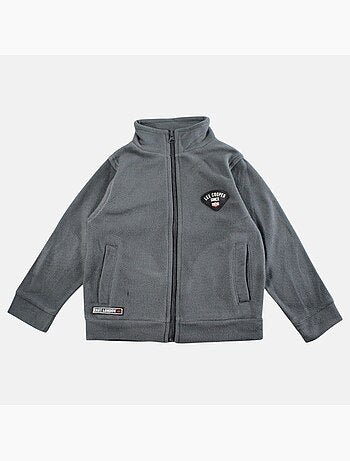 Lee cooper - veste polaire zippée col montant, manches longues