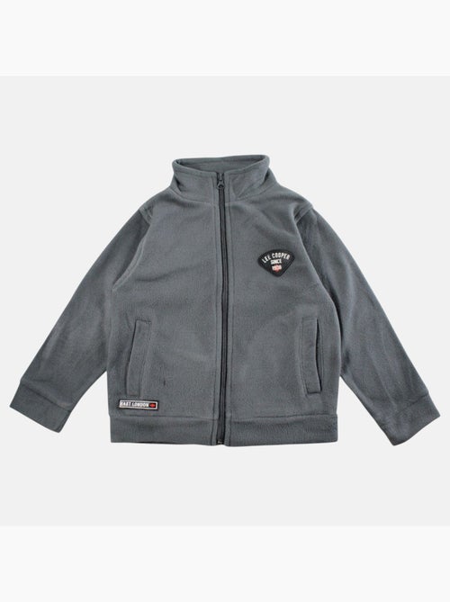 Lee cooper - veste polaire zippée col montant, manches longues - Kiabi