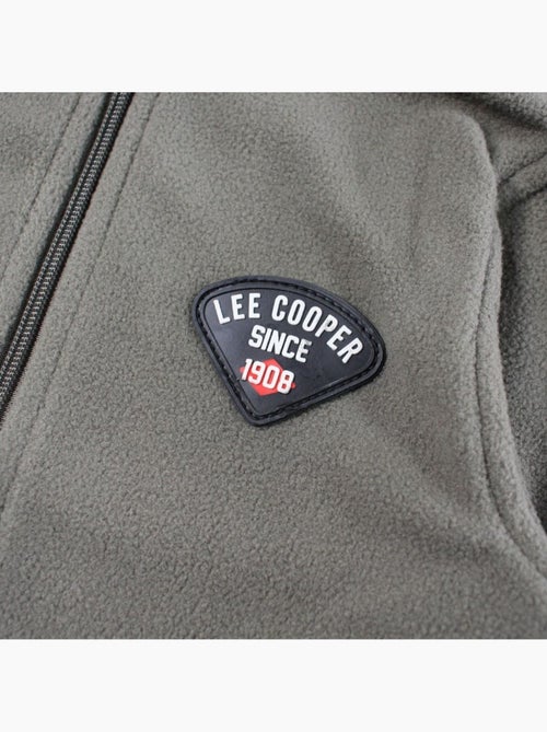 Lee cooper - veste polaire zippée col montant, manches longues - Kiabi
