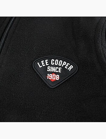 Lee cooper - veste polaire zippée col montant, manches longues