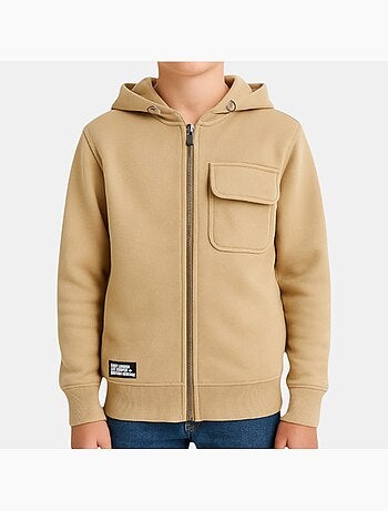Lee Cooper - Veste sweat à capuche garçon imprimée